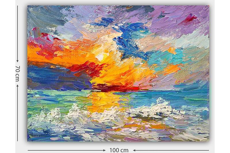 Decorative Canvas Painting 70x100 - Innredning - Bilder & kunst - Lerretsbilder