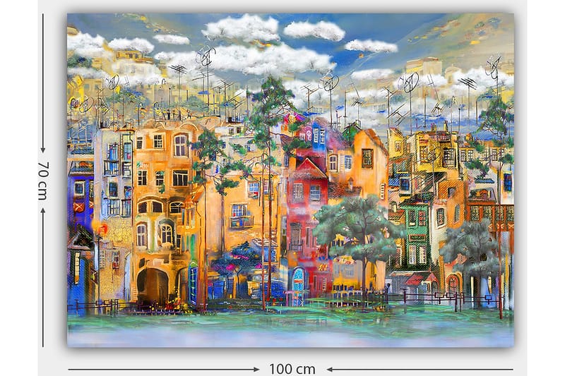 Decorative Canvas Painting 70x100 - Innredning - Bilder & kunst - Lerretsbilder
