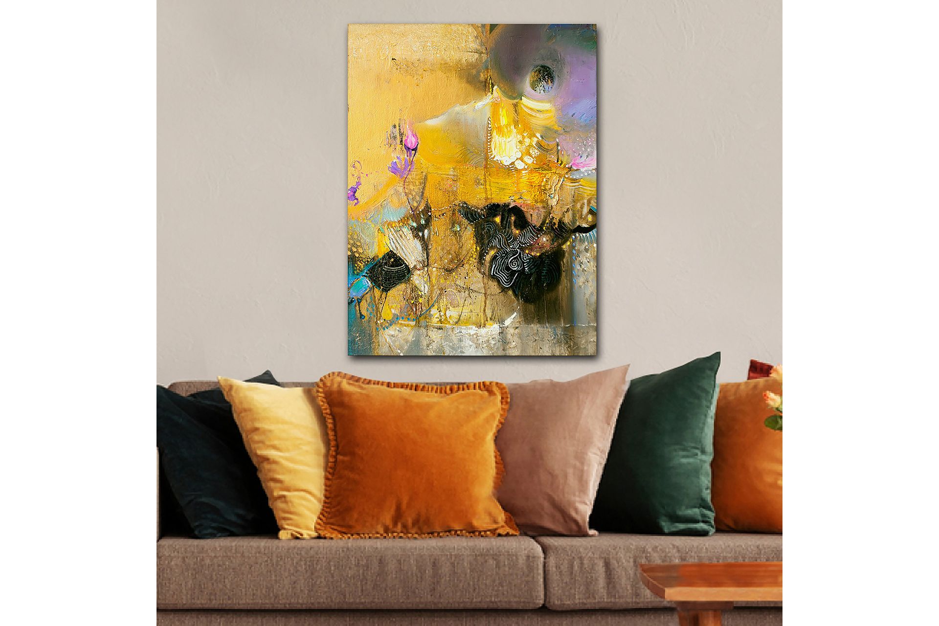 Decorative Canvas Painting 70x100 - Innredning - Bilder & kunst - Lerretsbilder