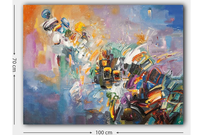 Decorative Canvas Painting 70x100 - Innredning - Bilder & kunst - Lerretsbilder