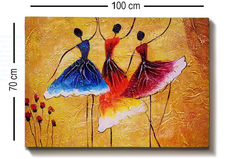 Decorative Canvas Painting 70x100 - Innredning - Bilder & kunst - Lerretsbilder