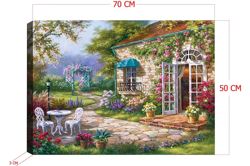 Decorative Canvas Painting 50x70 - Innredning - Bilder & kunst - Lerretsbilder