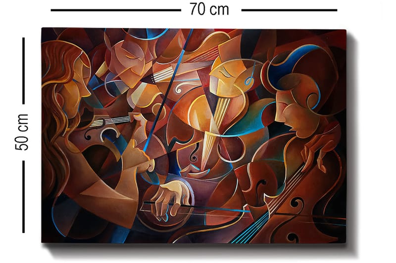 Decorative Canvas Painting 50x70 - Innredning - Bilder & kunst - Lerretsbilder