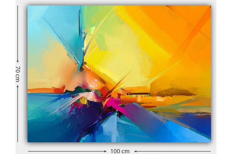 Decorative Canvas Painting 70x100 - Innredning - Bilder & kunst - Lerretsbilder