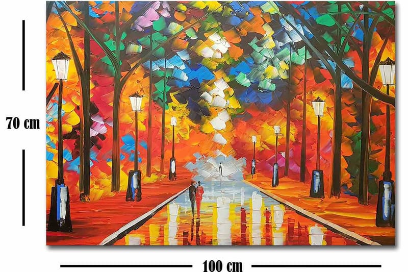 Decorative Canvas Painting 70x100 - Innredning - Bilder & kunst - Lerretsbilder