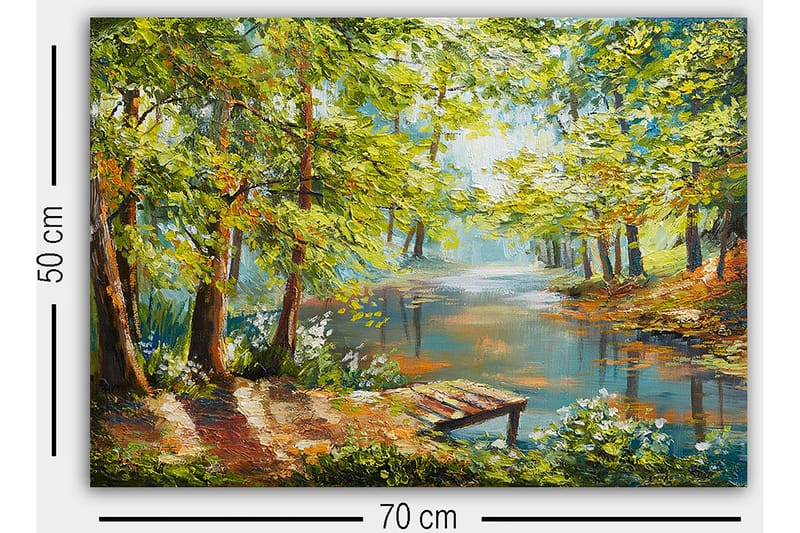 Decorative Canvas Painting 50x70 - Innredning - Bilder & kunst - Lerretsbilder