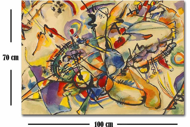 Decorative Canvas Painting 70x100 - Innredning - Bilder & kunst - Lerretsbilder