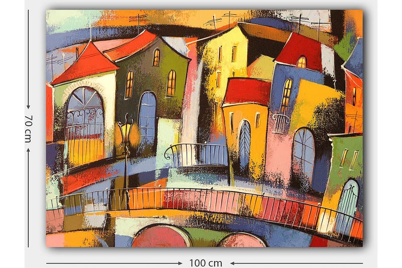 Decorative Canvas Painting 70x100 - Innredning - Bilder & kunst - Lerretsbilder