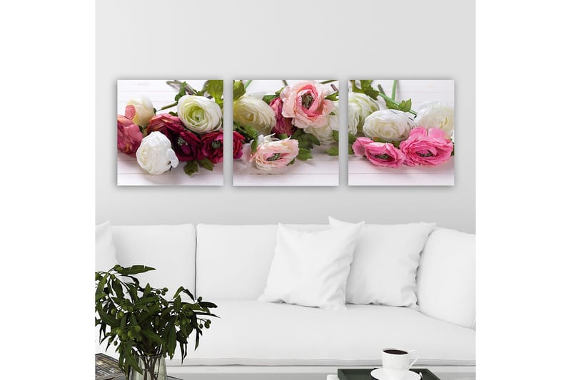Decorative Canvas Painting (3 Pieces) 30x30, undefined