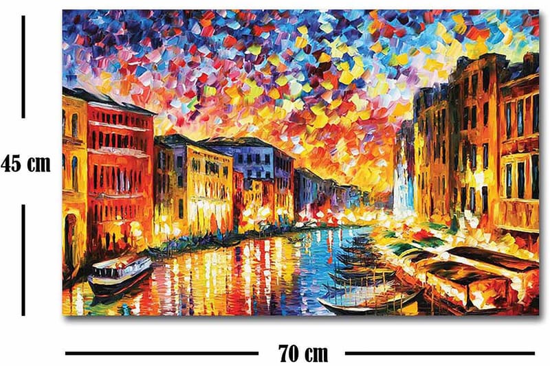 Decorative Canvas Painting 45x70 - Innredning - Bilder & kunst - Lerretsbilder