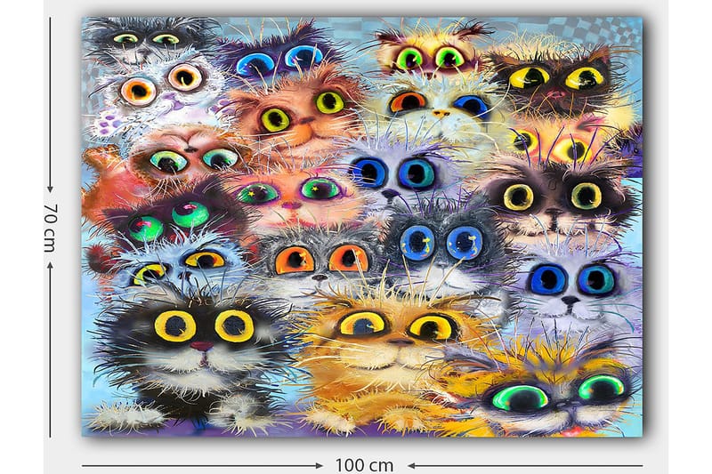 Decorative Canvas Painting 70x100 - Innredning - Bilder & kunst - Lerretsbilder