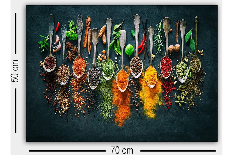 Decorative Canvas Painting 50x70 - Innredning - Bilder & kunst - Lerretsbilder