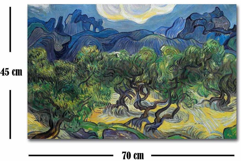 Decorative Canvas Painting 45x70 - Innredning - Bilder & kunst - Lerretsbilder