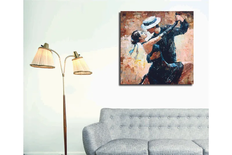 Decorative Canvas Painting 45x45 - Innredning - Bilder & kunst - Lerretsbilder