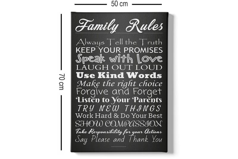 Decorative Canvas Painting 50x70 - Innredning - Bilder & kunst - Lerretsbilder