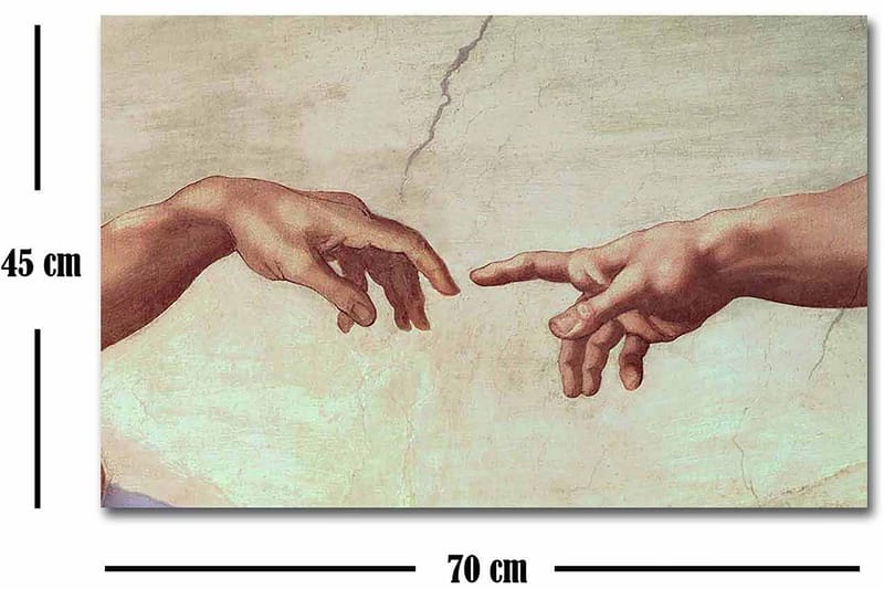 Decorative Canvas Painting 45x70 - Innredning - Bilder & kunst - Lerretsbilder