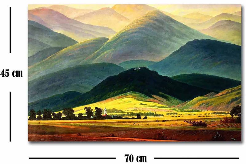 Decorative Canvas Painting 45x70 - Innredning - Bilder & kunst - Lerretsbilder