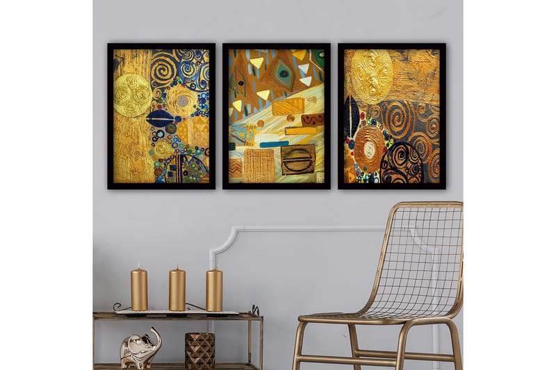 Decorative Framed Painting (3 Pieces) 35x45, undefined