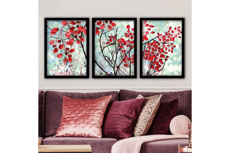 Decorative Framed Painting (3 Pieces) 35x45, undefined