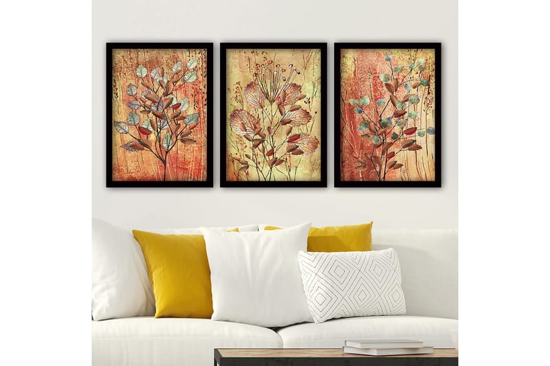 Decorative Framed Painting (3 Pieces) 35x45, undefined
