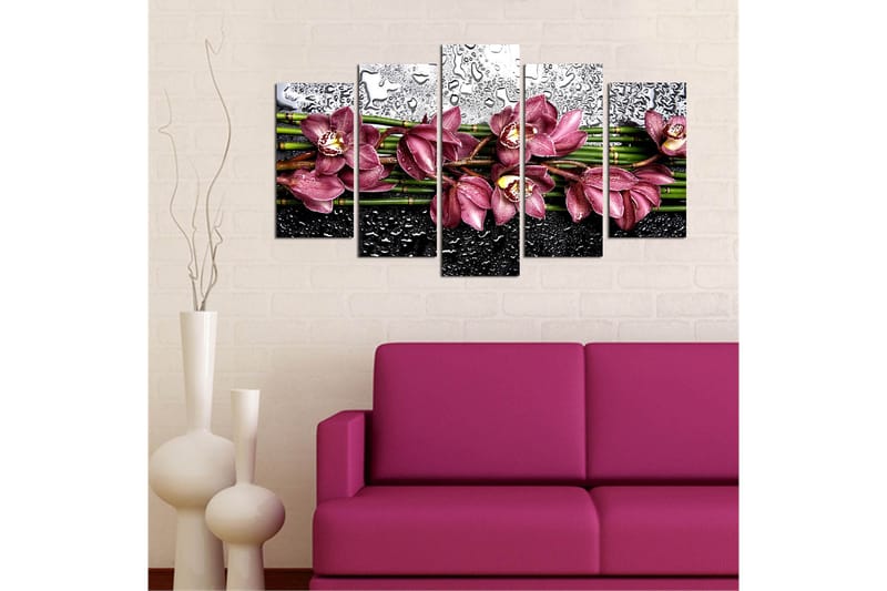 Decorative MDF Painting (5 Pieces) 20x60 - Innredning - Bilder & kunst - Lerretsbilder