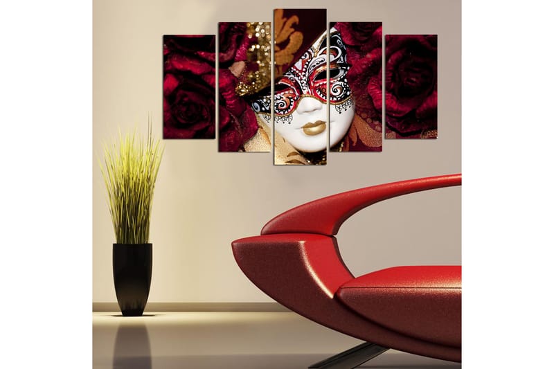 Decorative MDF Painting (5 Pieces) 20x60 - Innredning - Bilder & kunst - Lerretsbilder