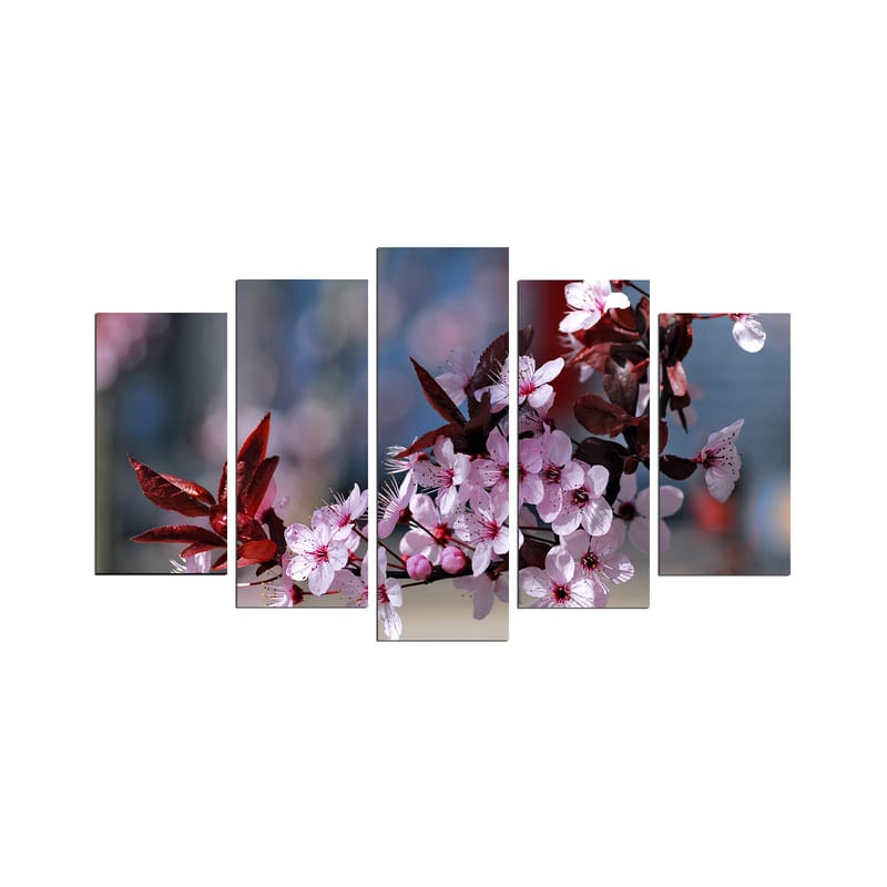 Decorative MDF Painting (5 Pieces) 20x60 - Innredning - Bilder & kunst - Lerretsbilder