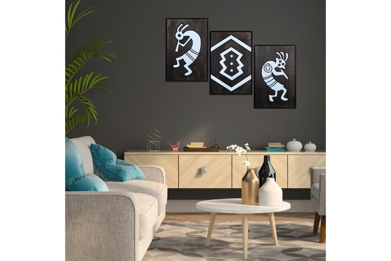 Dekorasjon Trebilder - Innredning - Bilder & kunst - Lerretsbilder