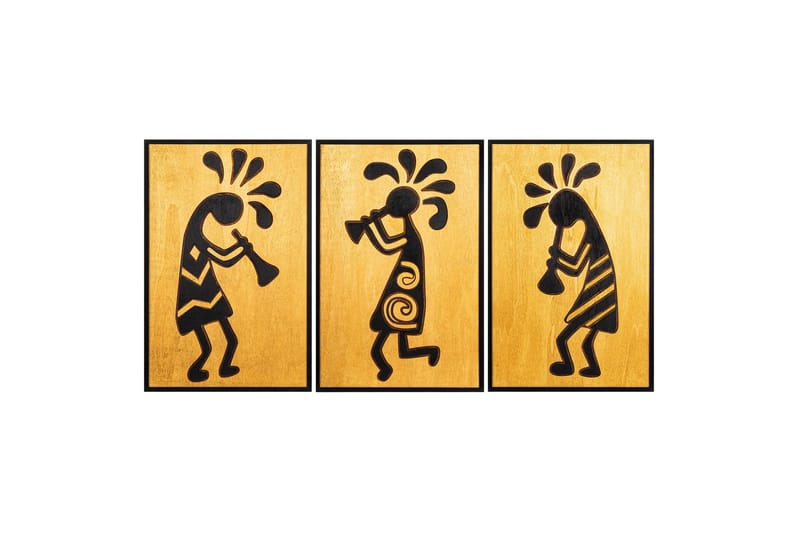 Dekorasjon Trebilder - Innredning - Bilder & kunst - Lerretsbilder