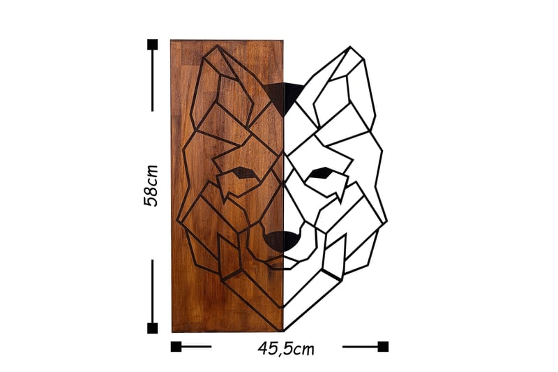 Dekorasjon Trebilder - Innredning - Bilder & kunst - Lerretsbilder