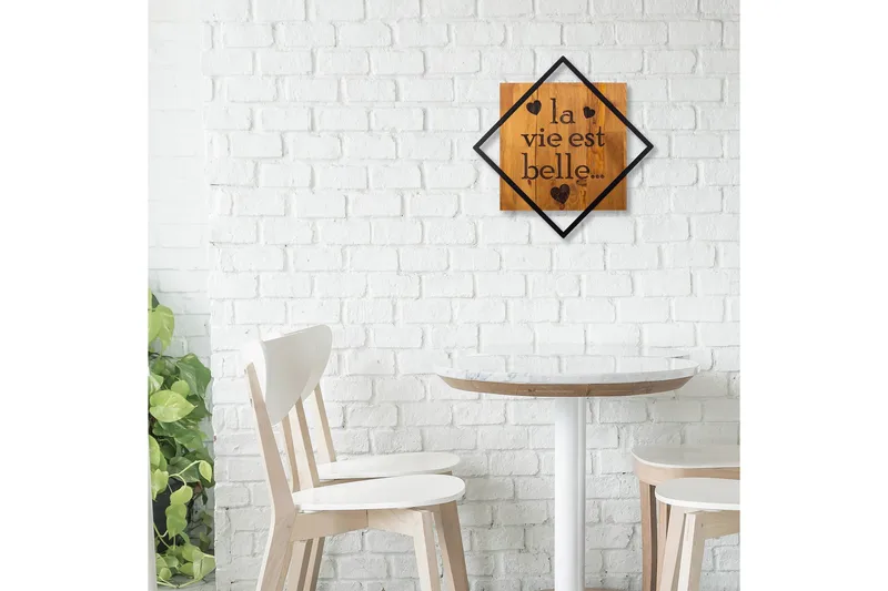 Dekorasjon Trebilder - Innredning - Bilder & kunst - Lerretsbilder