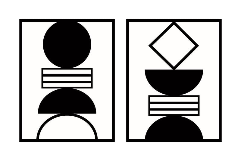 Dekorasjon Veggtekst - Innredning - Bilder & kunst - Lerretsbilder