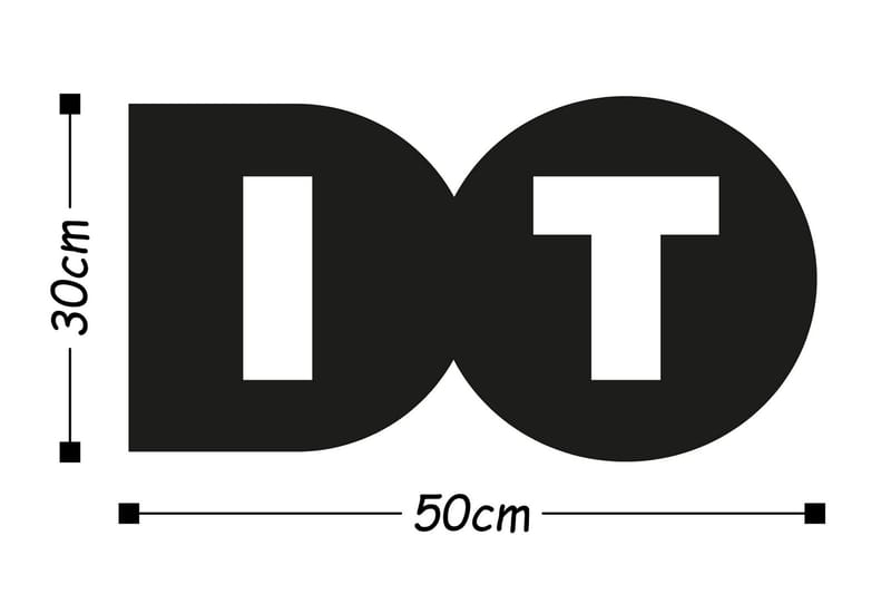 Dekorasjon Veggtekst - Innredning - Bilder & kunst - Lerretsbilder