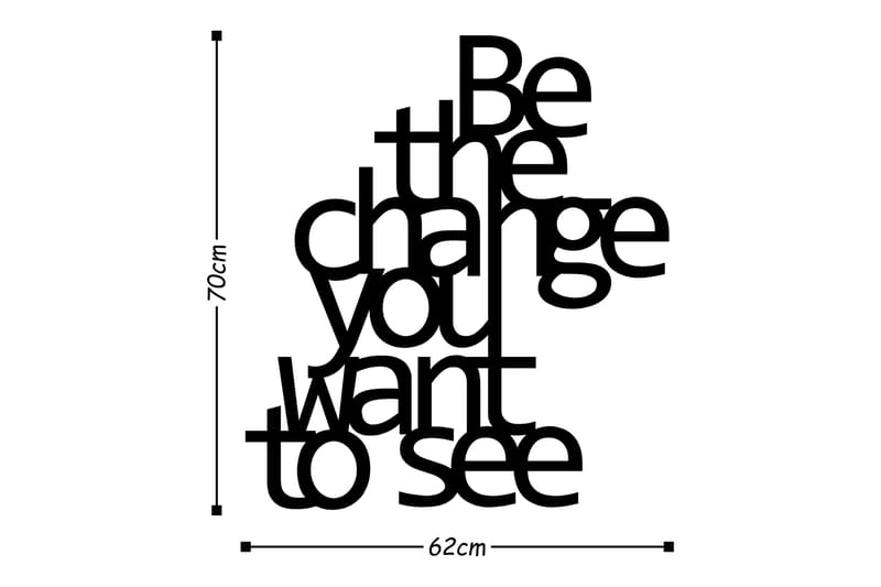 Dekorasjon Veggtekst - Innredning - Bilder & kunst - Lerretsbilder