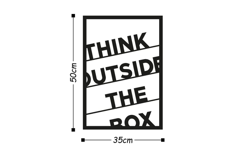 Dekorasjon Veggtekst - Innredning - Bilder & kunst - Lerretsbilder