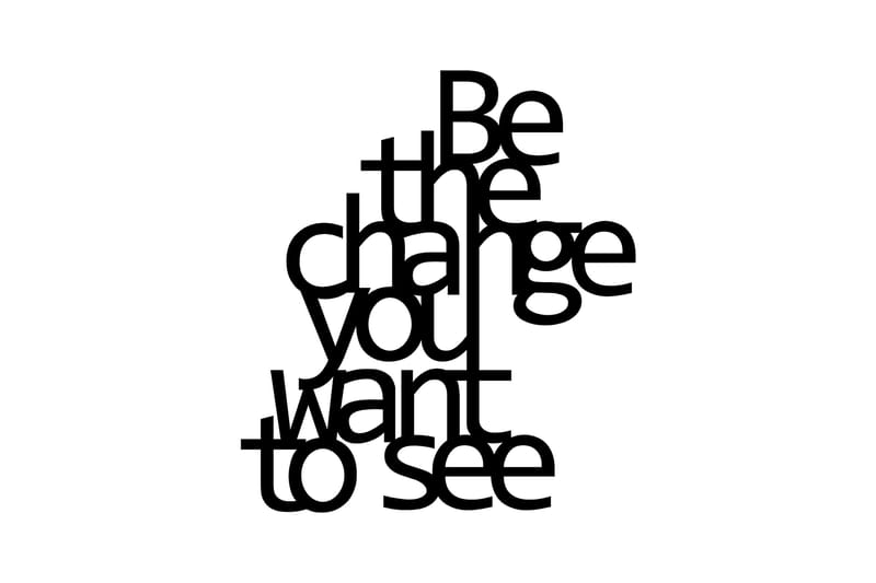 Dekorasjon Veggtekst - Innredning - Bilder & kunst - Lerretsbilder