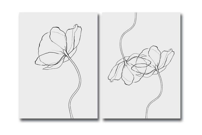 Dekorativ Canvasbilde 2 Deler - Flerfarget - Innredning - Bilder & kunst - Lerretsbilder