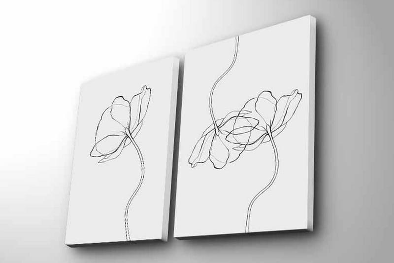 Dekorativ Canvasbilde 2 Deler - Flerfarget - Innredning - Bilder & kunst - Lerretsbilder