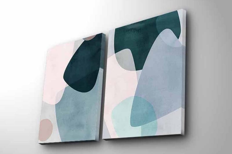 Dekorativ Canvasbilde 2 Deler - Flerfarget - Innredning - Bilder & kunst - Lerretsbilder