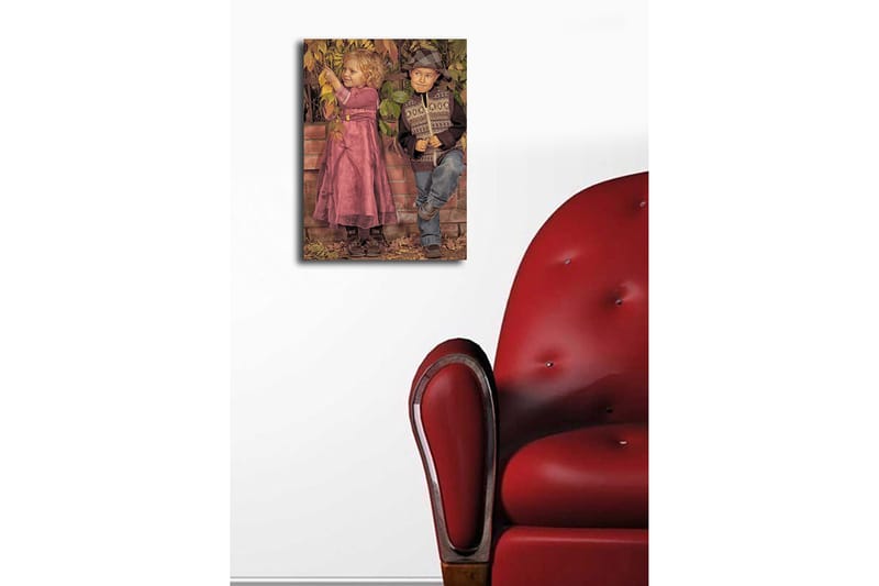 Dekorativ Canvasbilde 28x38 cm - Flerfarget - Innredning - Bilder & kunst - Lerretsbilder
