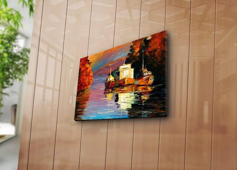 Dekorativ Canvasbilde 28x38 cm - Flerfarget - Innredning - Bilder & kunst - Lerretsbilder