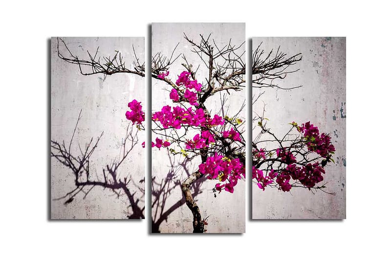 Dekorativ Canvasbilde 3-Deler 45x20 cm, Flerfarget