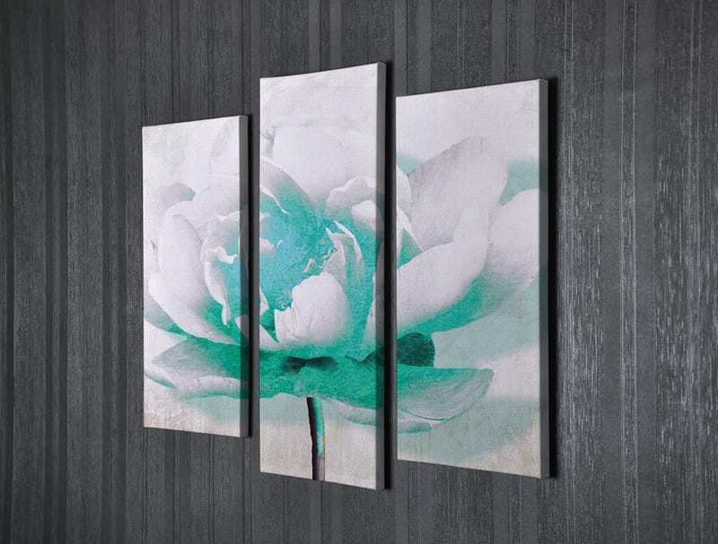 Dekorativ Canvasbilde 3-Deler 45x20 cm - Flerfarget - Innredning - Bilder & kunst - Lerretsbilder