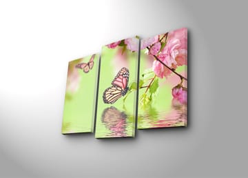 Dekorativ Canvasbilde 3-Deler 45x20 cm - Flerfarget - Innredning - Bilder & kunst - Lerretsbilder