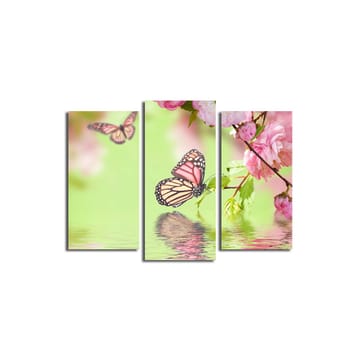 Dekorativ Canvasbilde 3-Deler 45x20 cm - Flerfarget - Innredning - Bilder & kunst - Lerretsbilder
