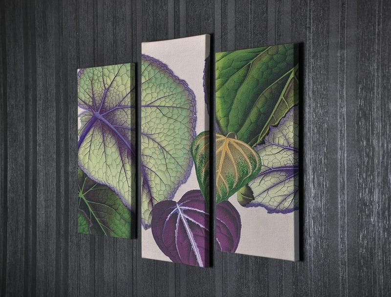 Dekorativ Canvasbilde 3-Deler 45x20 cm - Flerfarget - Innredning - Bilder & kunst - Lerretsbilder