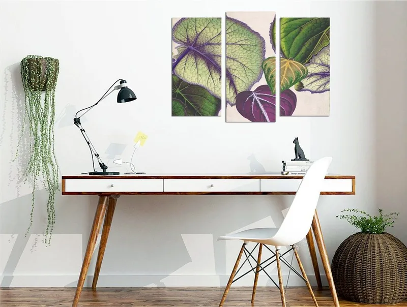 Dekorativ Canvasbilde 3-Deler 45x20 cm, Flerfarget