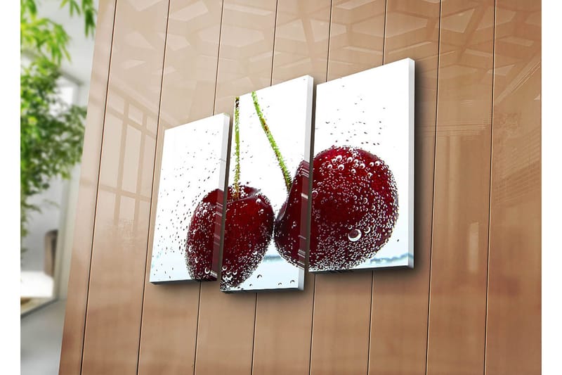 Dekorativ Canvasbilde 3-Deler 45x20 cm - Flerfarget - Innredning - Bilder & kunst - Lerretsbilder