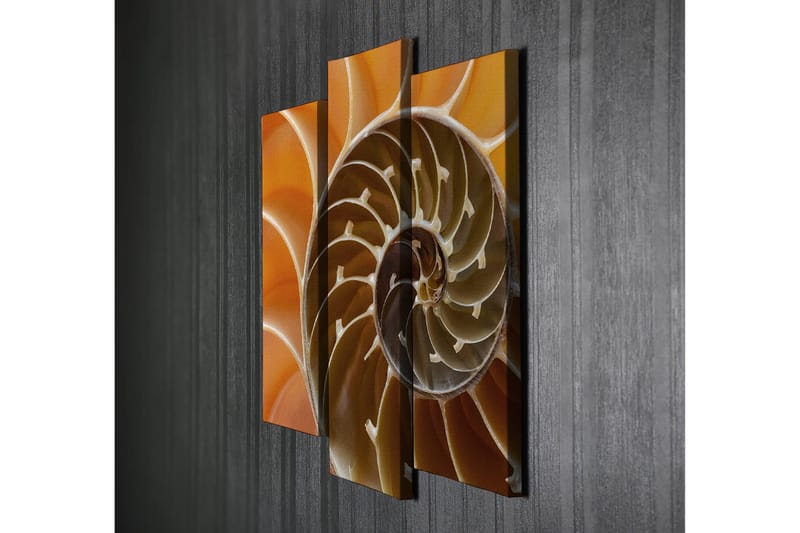 Dekorativ Canvasbilde 3-Deler 45x20 cm - Flerfarget - Innredning - Bilder & kunst - Lerretsbilder