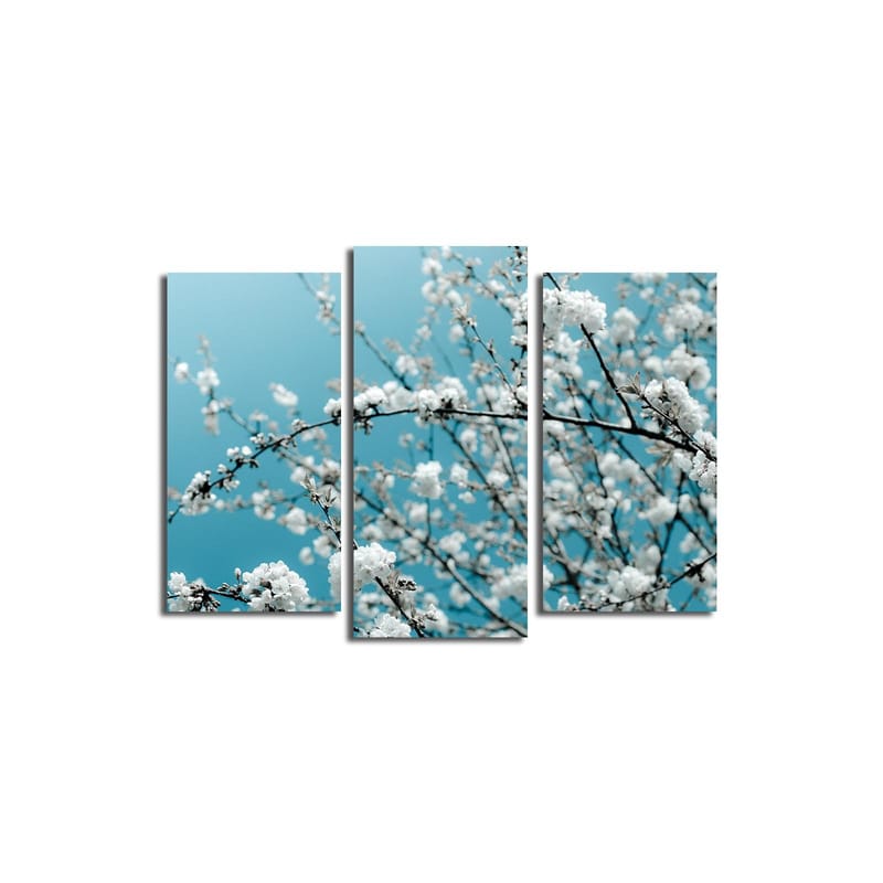 Dekorativ Canvasbilde 3-Deler 45x20 cm - Flerfarget - Innredning - Bilder & kunst - Lerretsbilder